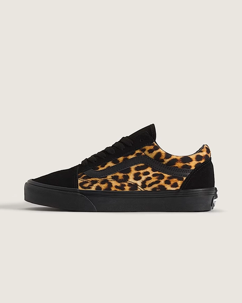 Old Skool Shoe in Leopard Brown / Black | Vans