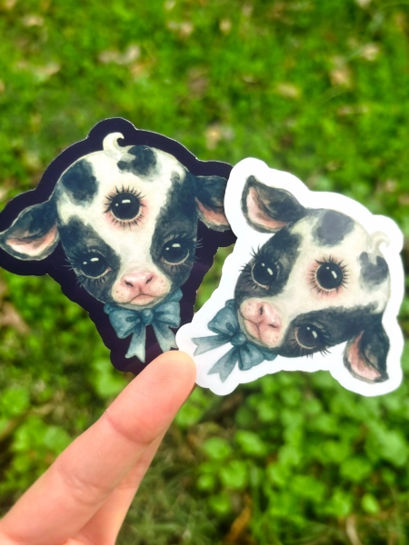 Three Eyed Cow Sticker