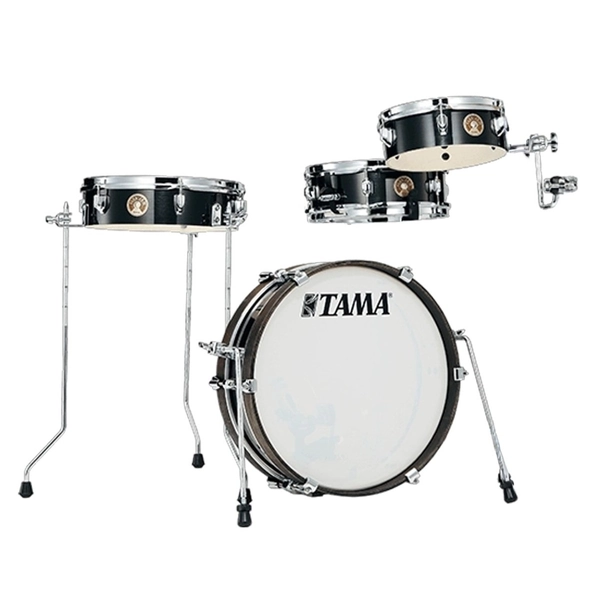 Tama Club-JAM Pancake 18" 4pc Shell Pack, Hairline Black at Gear4music