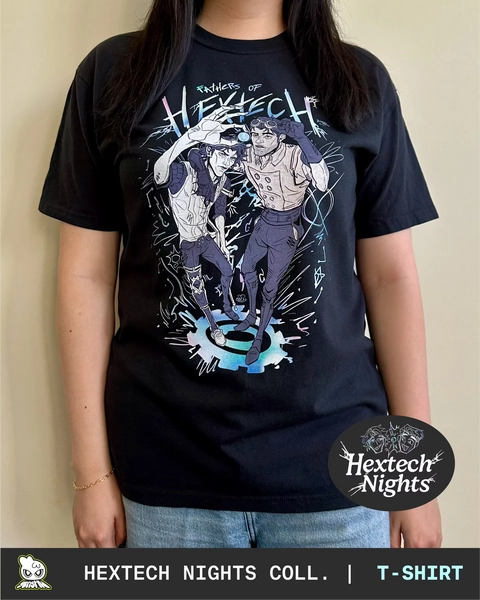 Hextech Nights T-Shirt - Black M 