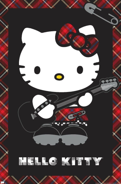 Hello Kitty - Punk Wall Poster, 22.375" x 34"