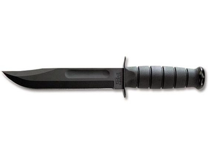 Full-size Black KA-BAR Straight Edge
