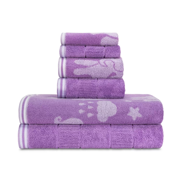 Caro Home Kids 6-pc. Bath Towel Set