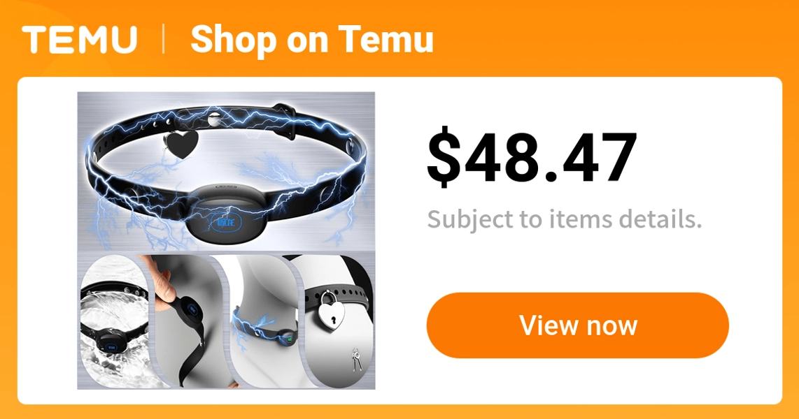 bondage device electric shock neck collar lock   electric - Temu