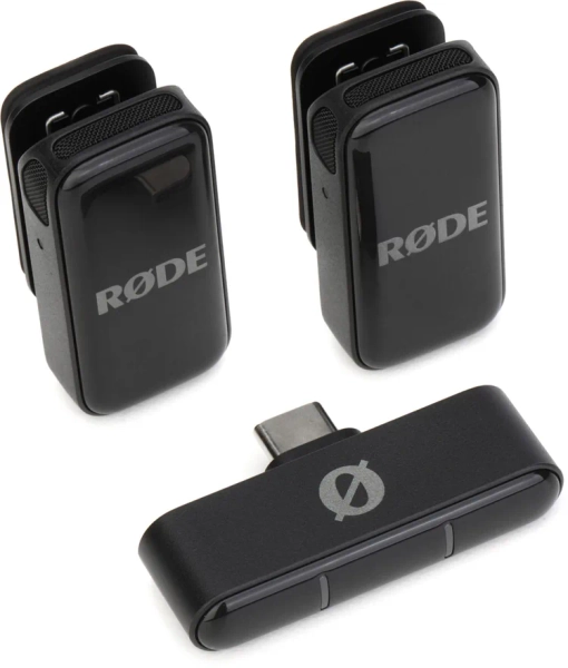 RODE Wireless Micro Microphone Kit - USB-C, Black