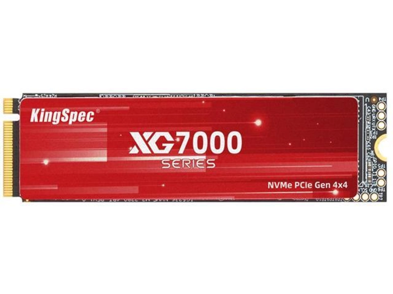 KingSpec XG 7000 2TB M.2 2280 PCIe Gen 4.0x4 NVME 1.4 Speed up to 7400MB/s Write Speed Up to 6600MB/s Internal Solid State Drive for PS5 PC Desktop