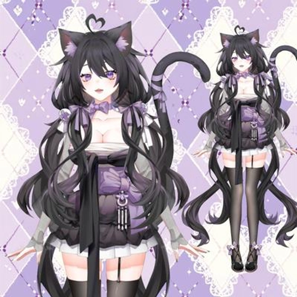 Premade Live2D Vtuber Model: Ready to Use, VTubeStudio Compatible