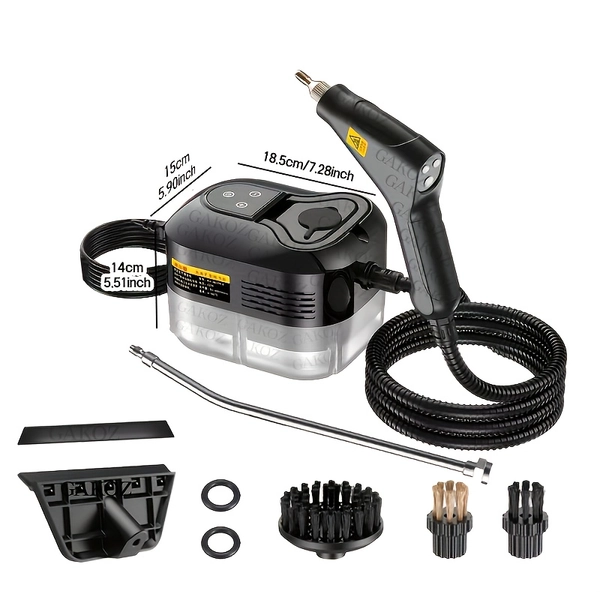TEMU High Pressure Steam Cleaner, Household Steam Cleaner Handheld, Suitable For Kitchen Fume, Sofa, Small Air Conditioning, Washing Machine, 35pcs