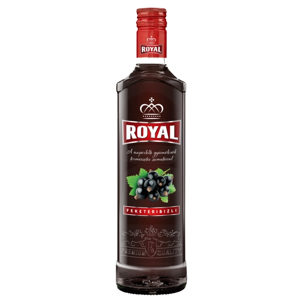 Royal ízesített vodka 0,5l Feketeribizli 26%