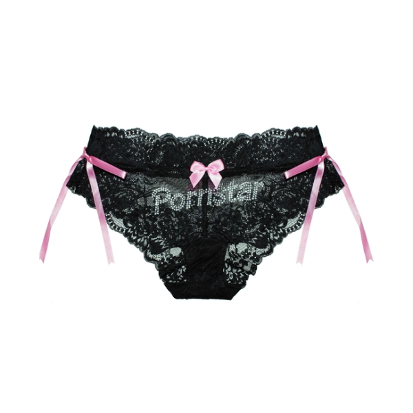 QUEEN OF THE DAMN RHINESTONE LACE HIPSTER UNDIES