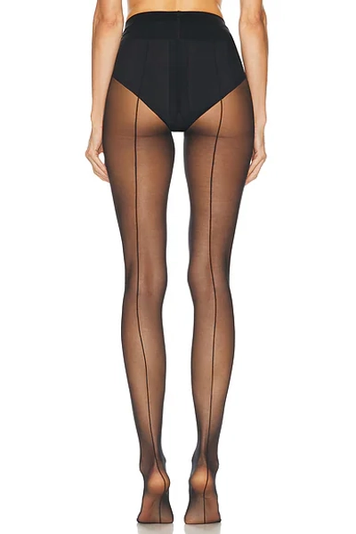 Individual 10 Back Seam Polyamide-Blend Tights
