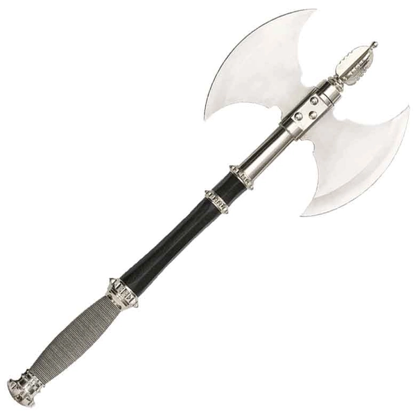 Two-Blade Fantasy Fighting Axe - Medieval Collectibles