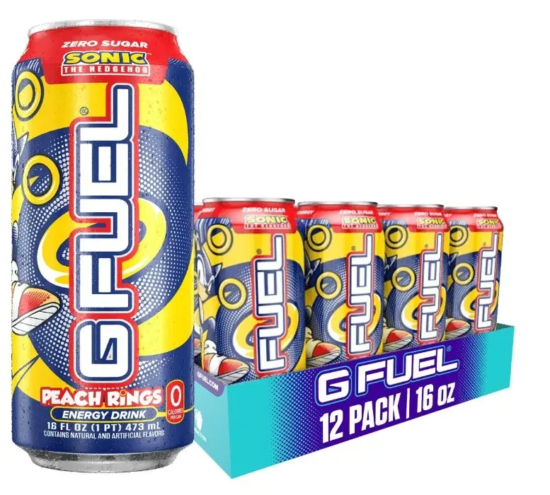 (12 Pack) Sonic GFuel Peach Ring Candy
