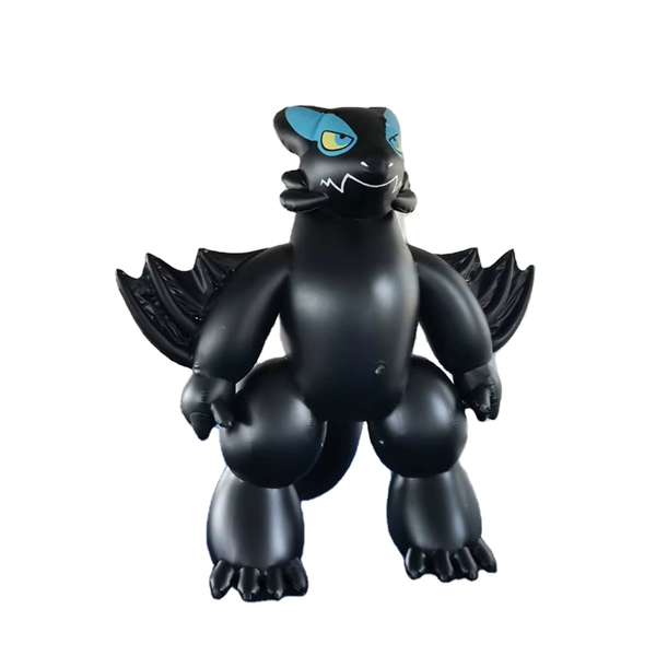 Newly Desgin PVC Black Dragon Inflatable Doll,black Dragon Inflable Set,Customized Animal Set High Quality