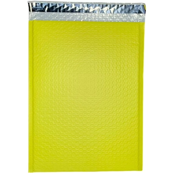 Pack of 25#2 8.5" x 11" Poly Bubble Lined Mailer Padded Envelopes Yellow