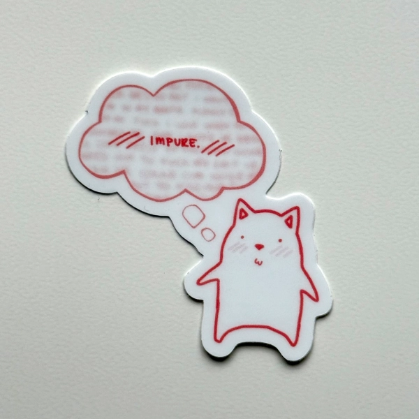 Impure Thoughts Sticker