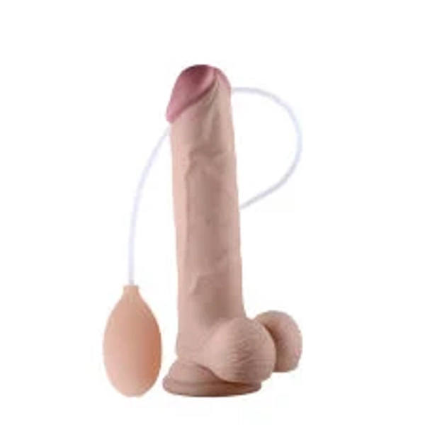 Minkštas tikroviškas dildo Soft Ejaculation