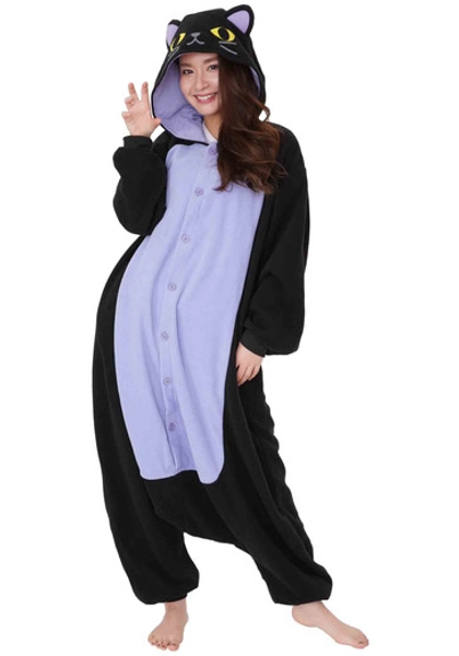 Spooky Black Cat Kigurumi