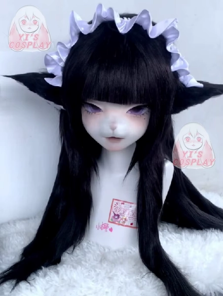 Yis cosplay Custom Furry head Kigurumi Head Cosplay Kemono Fursuit Handmade Headsets Beast Customized Fursuit Kemono Head - AliExpress 200000532