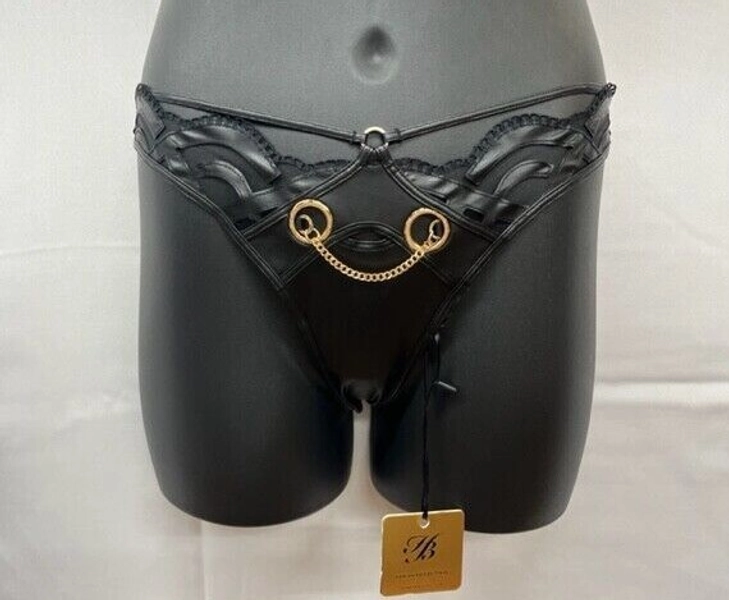 Honey Birdette Claire Black Brief, CHOOSE SIZE- NEW WITH TAGS