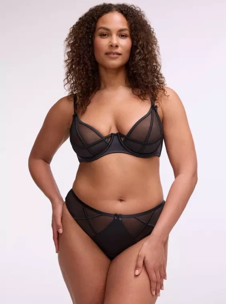 Mesh & Shine Strappy Thong 6X