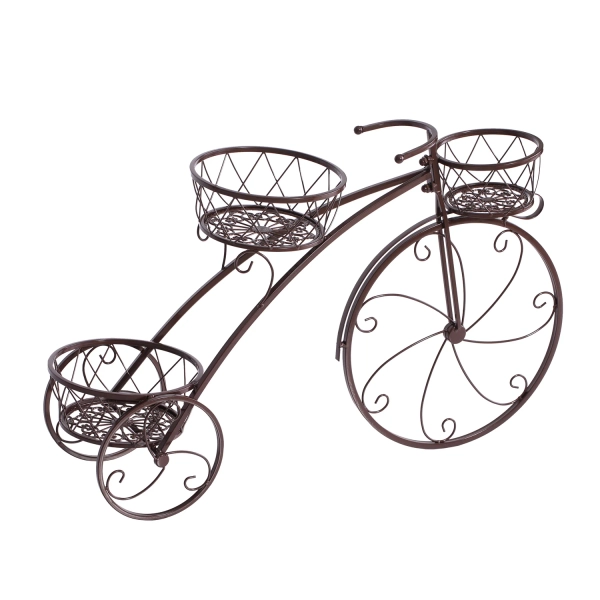 Mara Bicycle Metal Pot Plant Stand