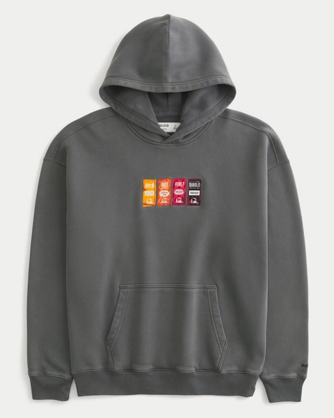 Hollister x Taco Bell Boxy Graphic Hoodie