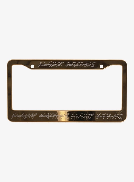 The Lord of The Rings One Ring License Plate Frame - BoxLunch Exclusive