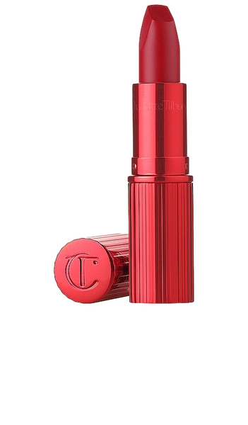 Charlotte Tilbury Matte Revolution Hydrating Lipstick in Pizzazz.