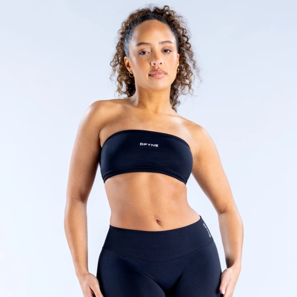 Impact Backless Bandeau Black XS