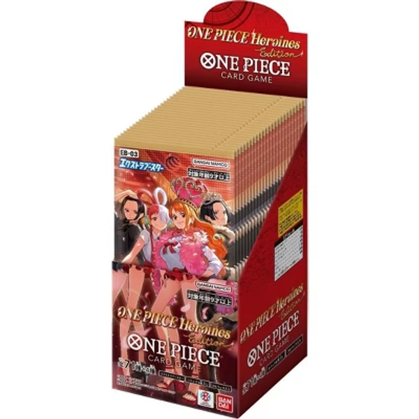 Bandai One Piece Card Game Extra Booster One Piece Heroines Edition (EB-03) (Japanese) - 24 Packs