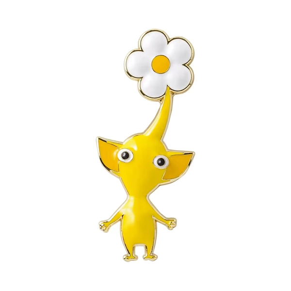 Yellow pikmin pin