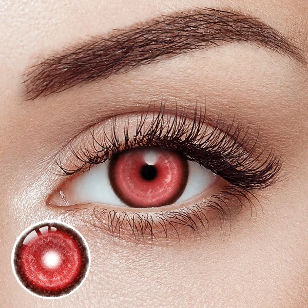 Koi Red Prescription Yearly Contact Lenses