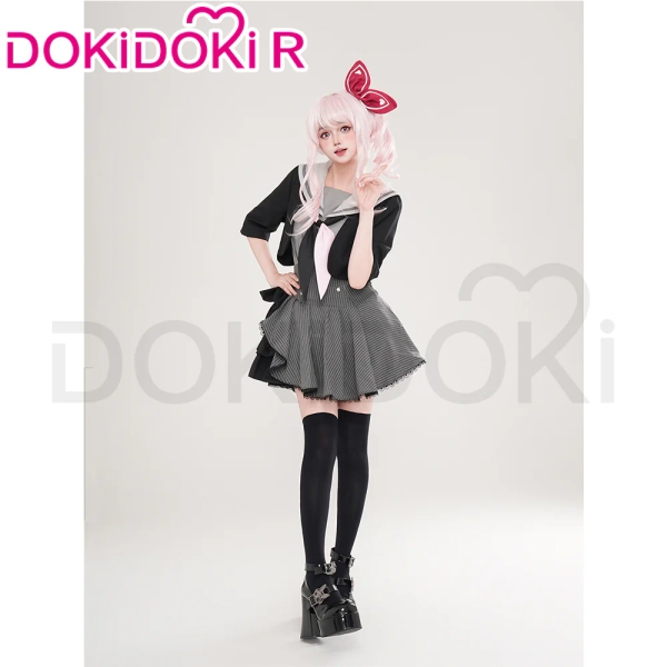 【In Stock】【Size S-XL】DokiDoki-R Game Prooject Sekaai Colorful Staage! Cosplay Akiyamaa Mizukii Costume - Costume Only-S-In Stock