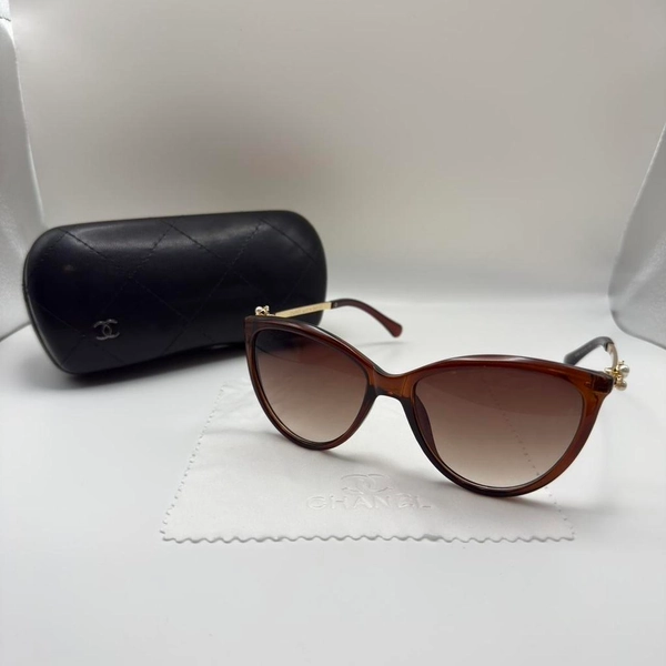 Chanel cat eye sunglasses with pearl details...