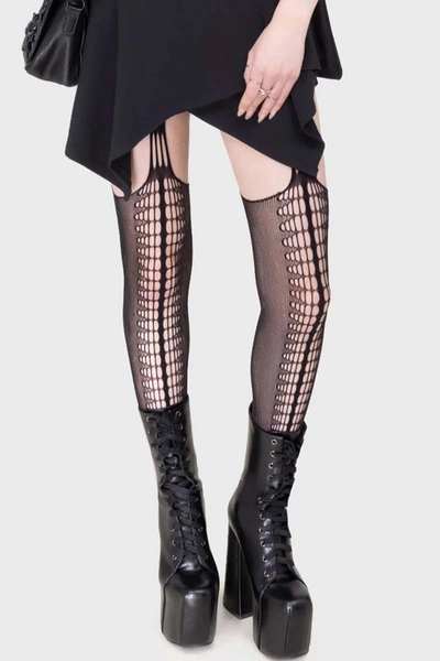 Killstar Kihilist tights Crescent Carnage | Abaddon Mystic Store