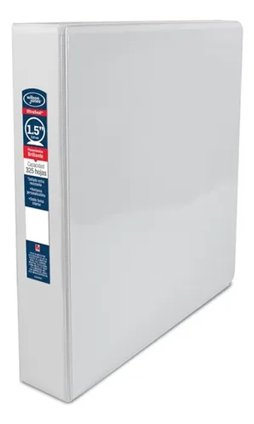 Carpeta De 1.5 Pulgadas Wilson Jones Para 325 Hojas-blanca Blanco