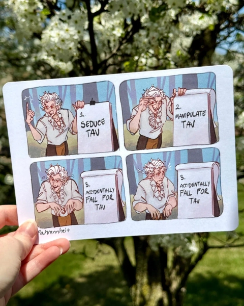 Astarion's Simple Plan - 7.5 "x 5.5" Matte Cardstock Print - Baldur's Gate 3 - Etsy