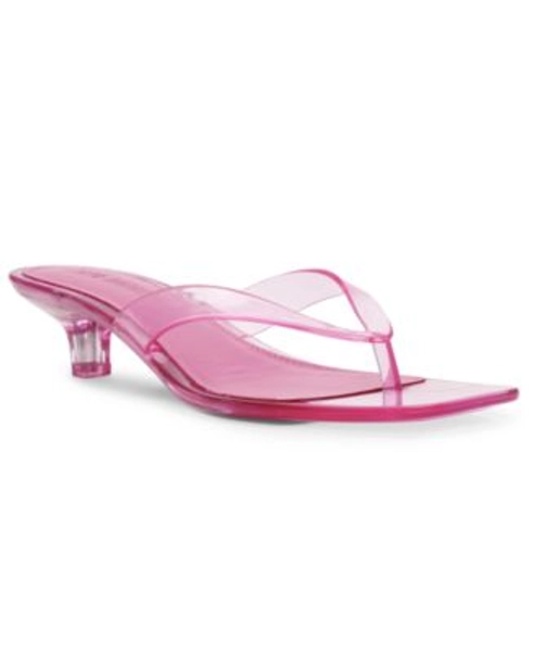 Women's Tracie-J Jelly Thong Kitten-Heel Sandals