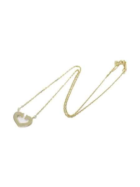 Cartier 2010s 18K yellow gold C Heart necklace | One Size