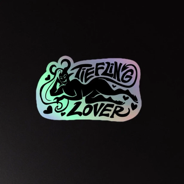 Tiefling Lover DnD Player Dungeon Master Sticker