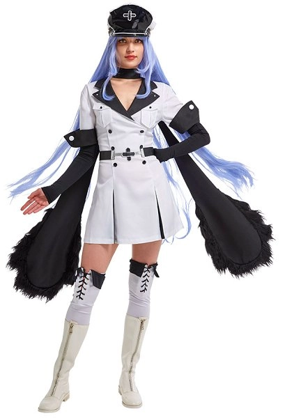 Akame ga Kill Esdeath Cosplay Costume Uniform 