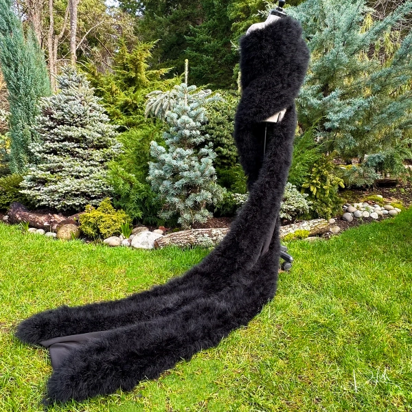 Black "Clara" Boa/Wrap  
