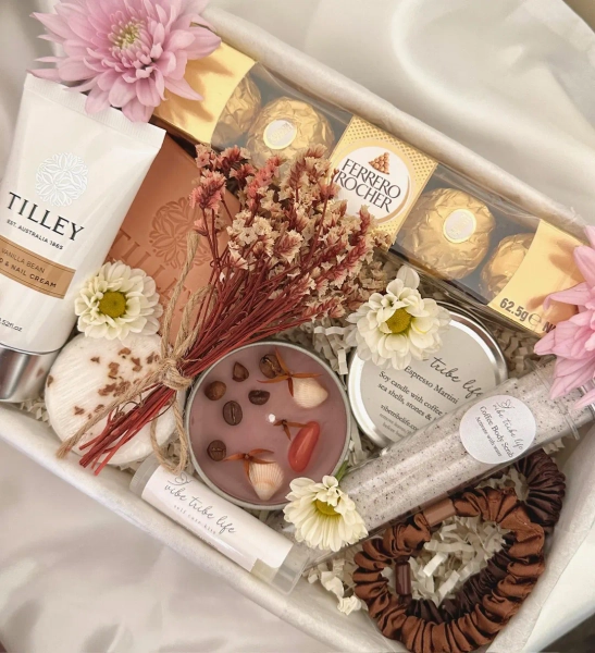 COFFEE Scented Self Care Gift Hamper: Relaxation Pamper Box - Etsy Australia