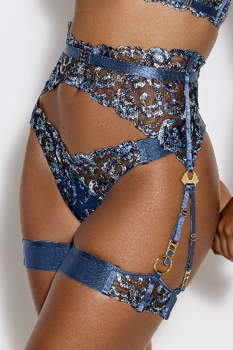 Bordelle Siren Suspender | Denim / 1