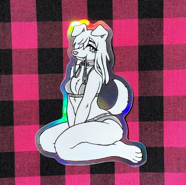 Puppygirl Vinyl Sticker - Etsy Australia