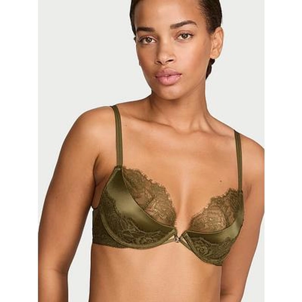 Very Sexy Envy Low-Cut Push-Up Bra, Green, 34D - Women's Bras - Victoria's Secret