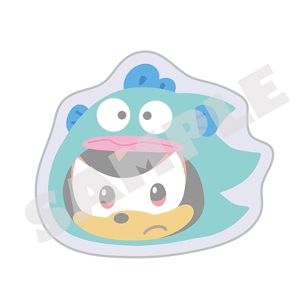 SONIC & FRIENDS×Sanrio characters ダイカットハンドタオル＜シャドウ×ハンギョドン＞