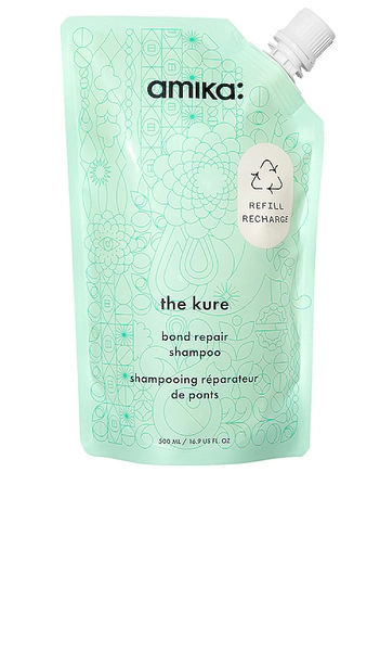 amika The Kure Bond Repair Shampoo Refill Pouch in Beauty: NA.