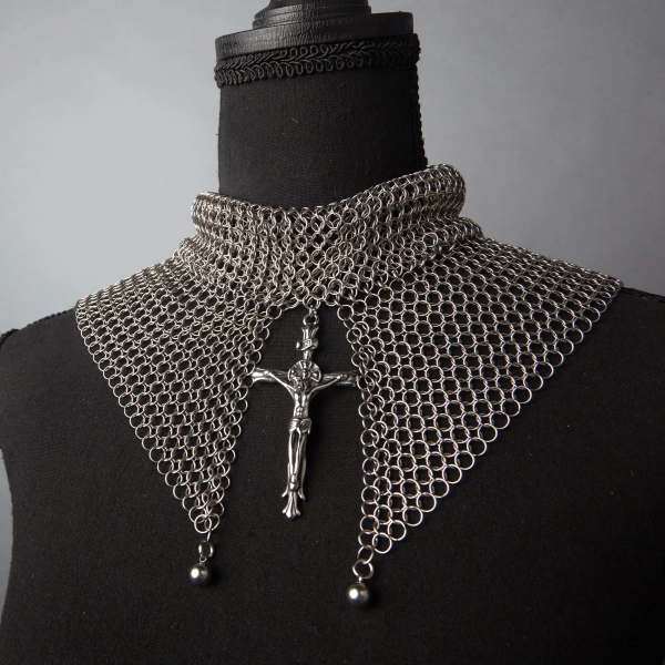 Franceso Melancholy Collar Chainmail Chainmaille — FRANCES.O